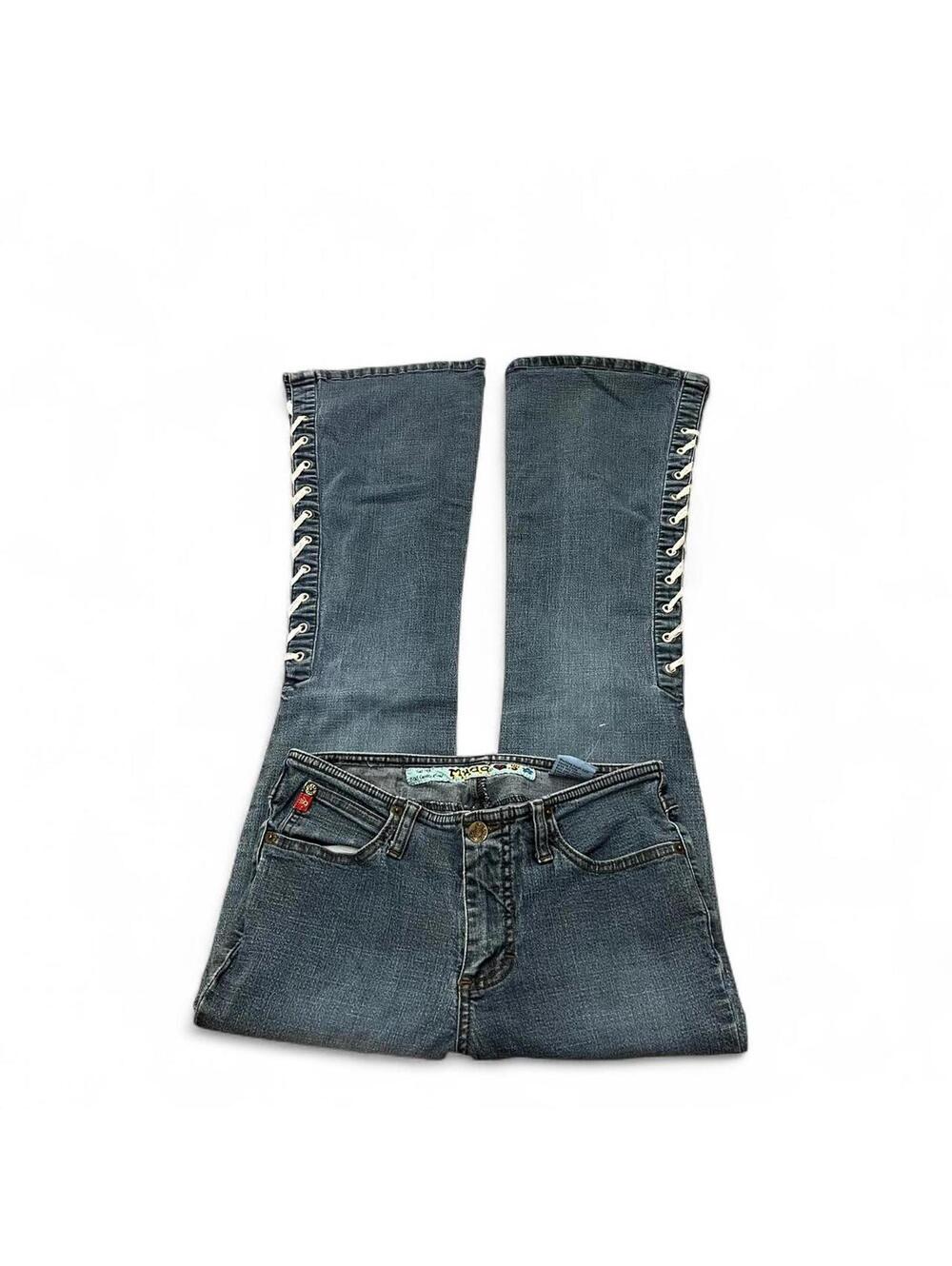 y2k Mudd lace up jeans